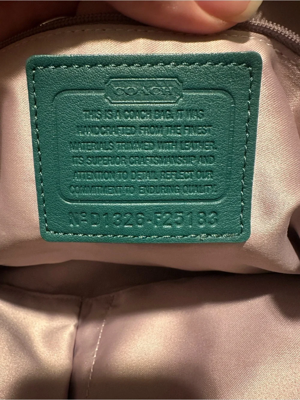 Coach Ashley Dotted Op Art Green Beige Shoulder Crossbody Bag Lilac Lining